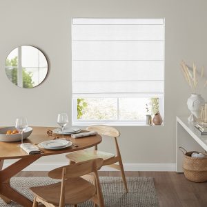 Orka White Roman Blind