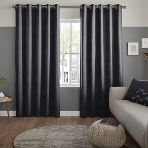 Pippin Charcoal Curtain