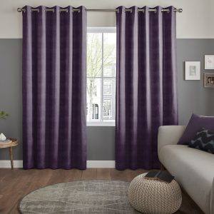 Cassandra Aubergine Curtain