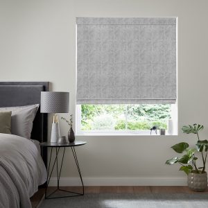 Cressida  Pewter Roman Blind