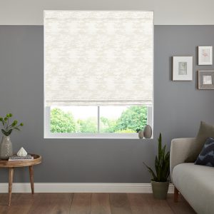 Trace  Pearl Roman Blind