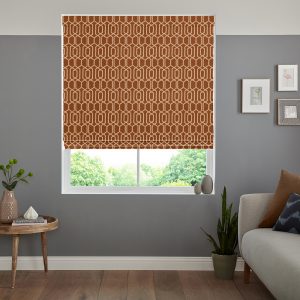 Eleanor  Terracotta Roman Blind