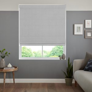 Sabrina  Steel Roman Blind