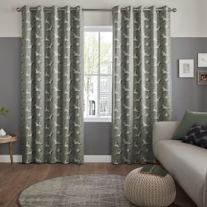 Mila Olive Curtain