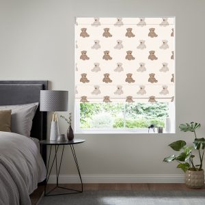 Teddies  Cream Roman Blind