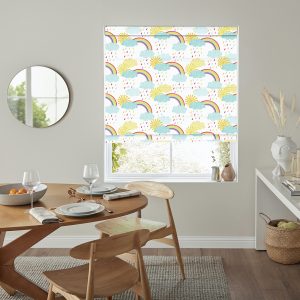 Rainbow Skies  Multi Roman Blind