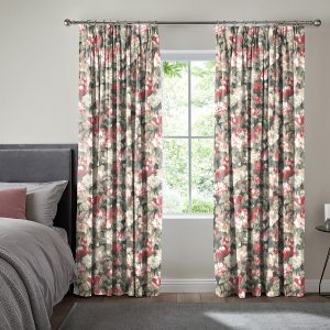 Leonora Scarlet Curtain