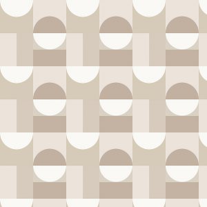 Oblique Taupe Curtain