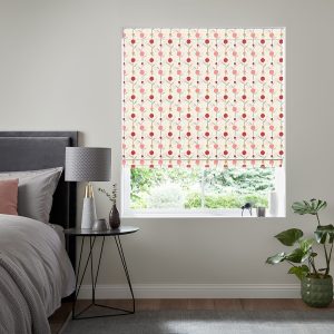 Marceau  Cherry Roman Blind