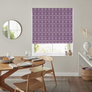 Astrid  Aubergine Roman Blind