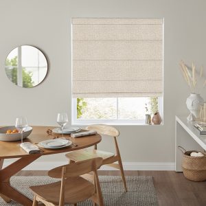 Tuva Taupe Roman Blind