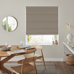 Savvy Putty Roman Blind