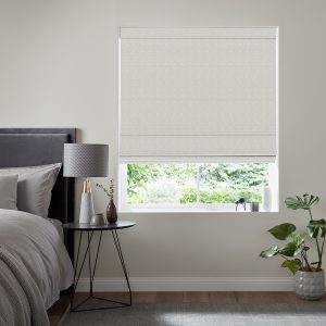 Savvy Silver Roman Blind