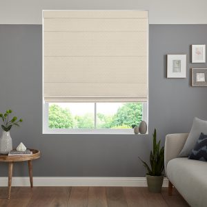 Reza Ivory Roman Blind