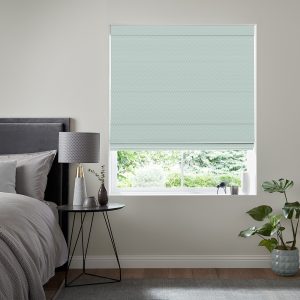 Reza Aquamarine Roman Blind