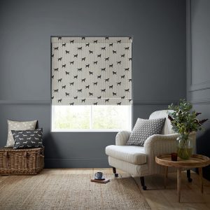 Marley Coal Roman Blind