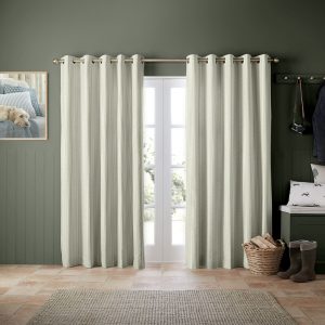 Oscar Stripe Sage Curtain