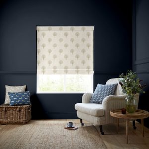 Yew Tree Linen  Roman Blind