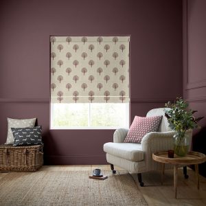 Yew Tree Mulberry  Roman Blind