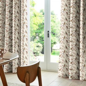 British Birds Pastels Curtain