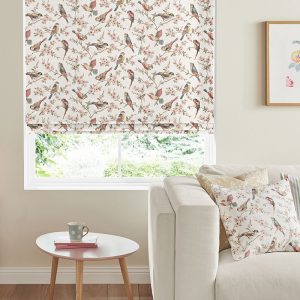 British Birds Pastels Roman Blind