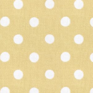 Button Spot Yellow Curtain