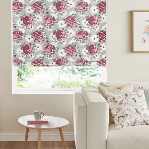 Rose Bloom Multi Roman Blind