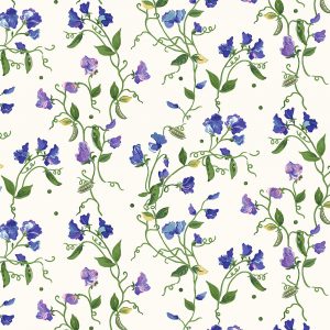 Sweet Pea Purple Curtain