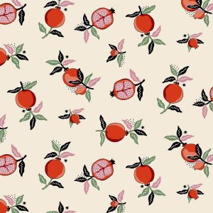 Pomegranate Orange Roman Blind