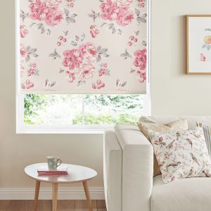 Brampton Bunch Raspberry Roller Blinds