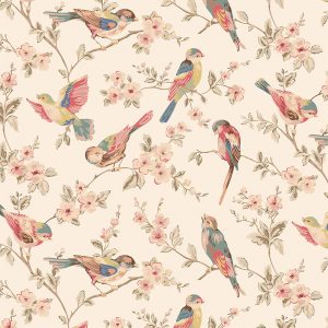 British Birds Pastel Roller Blinds