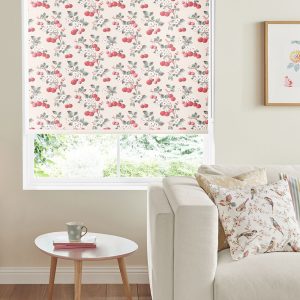 Cherry Sprig Red Roller Blinds