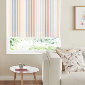 Mid Stripe Chalk Roller Blinds