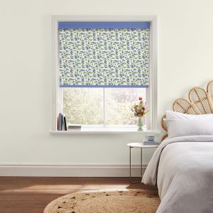 Forget Me Not Blue Roller Blinds