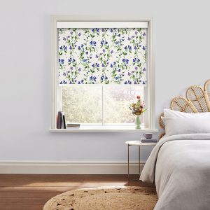 Sweet Pea Purple Roller Blinds