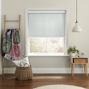 Rose Bud Mint Roller Blinds