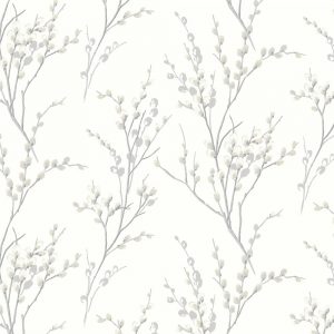 Pussy Willow Dove Grey Curtain