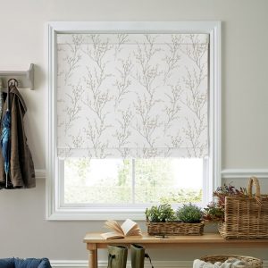 Pussy Willow Dove Grey Roman Blind