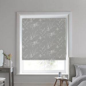 Pussy Willow Steel Roman Blind