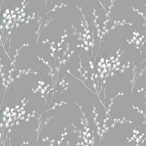 Pussy Willow Steel Roman Blind