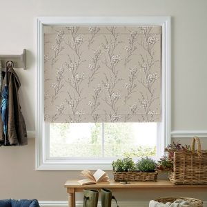 Pussy Willow Natural Roman Blind