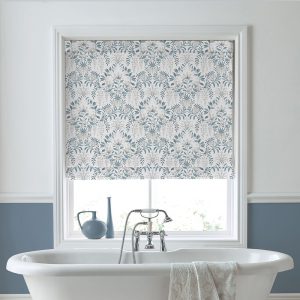 Parterre Off White/Seaspray Roman Blind