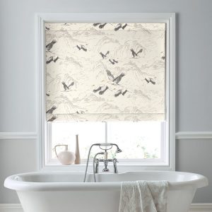 Animalia Silver Roman Blind