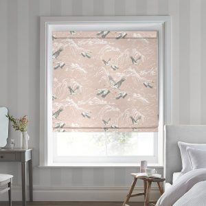 Animalia Blush Roman Blind