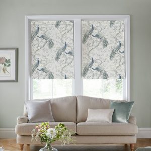 Belvedere Midnight Roman Blind