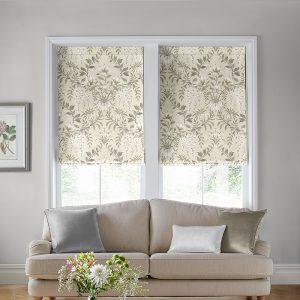 Parterre Natural Roman Blind