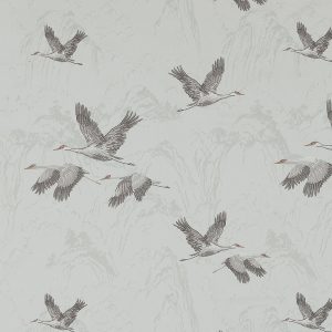 Animalia Embroidered Pale Duck Egg Curtain