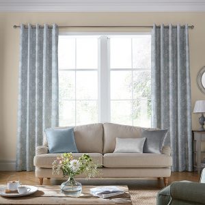 Josette Woven Pale Seaspray Curtain