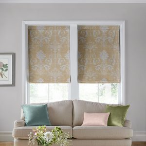 Josette Woven Gold Roman Blind