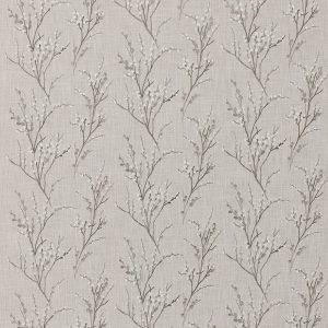 Pussy Willow Embroidery Steel Roman Blind